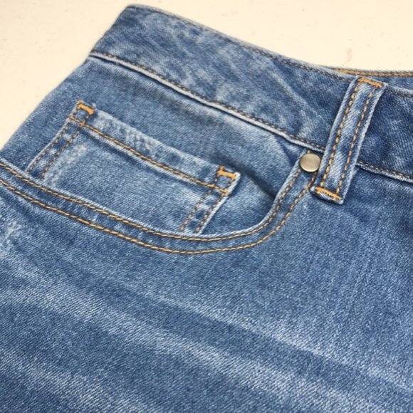 NWT DESIGNER DENIM SIMPLY NOELLE ANKLE JEANS 10/30x29 99% COTTON 🦋 - Picture 6 of 14